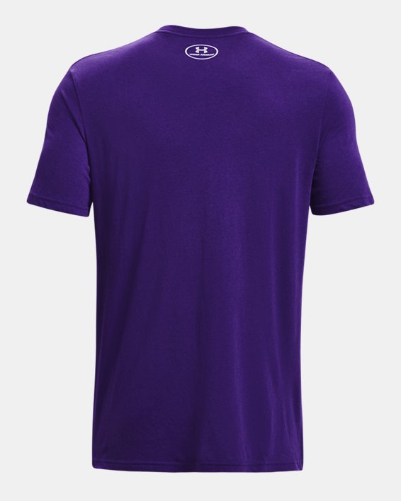 Men's UA Performance Cotton Collegiate T-Shirt, Purple, pdpMainDesktop image number 4